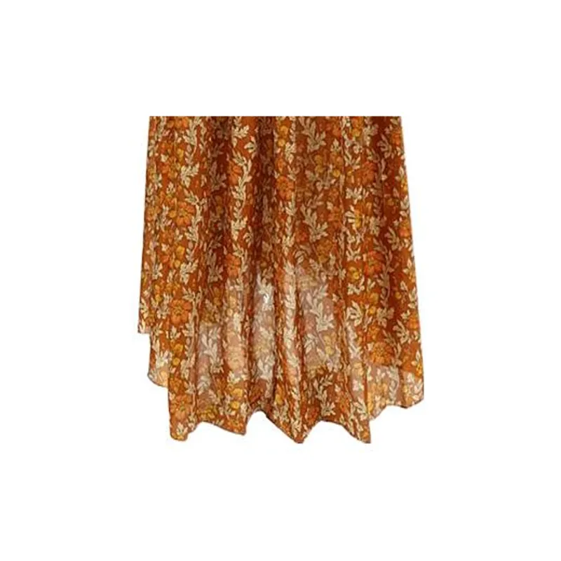 Zimmermann Long-Sleeved Dresses Women's Brown-5