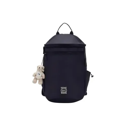 Teenie Weenie Fabric Backpack Small Size Women's Black/Army Green