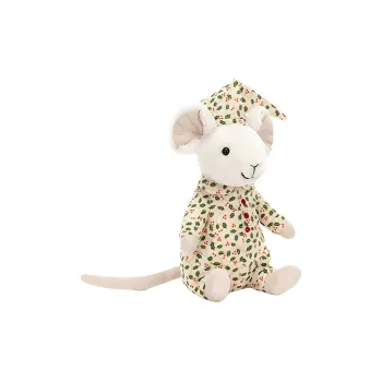 JELLYCAT Forest Animal Collection Happy Mouse Dolls Plush Doll 18CM High