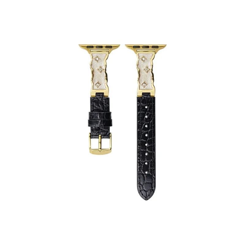 CHRROTA Watch Band Apple Compatibility Leather-5