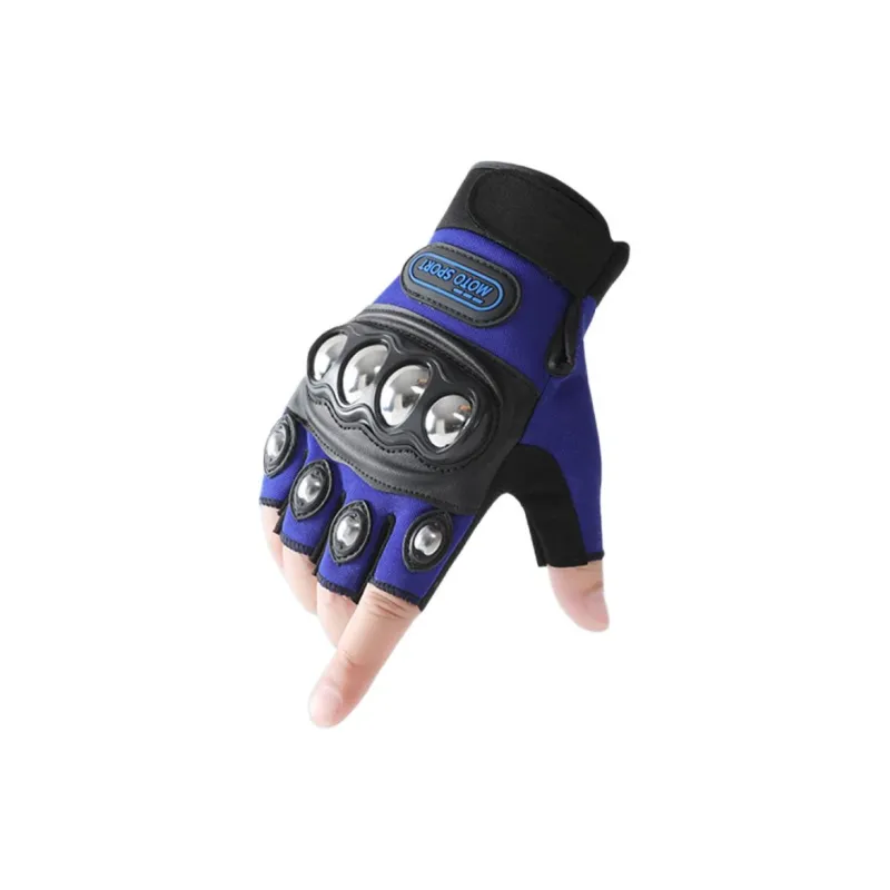 HNJ Riding Equipment Cycling Glove Unisex Mesh Fabrics, Alloy-3