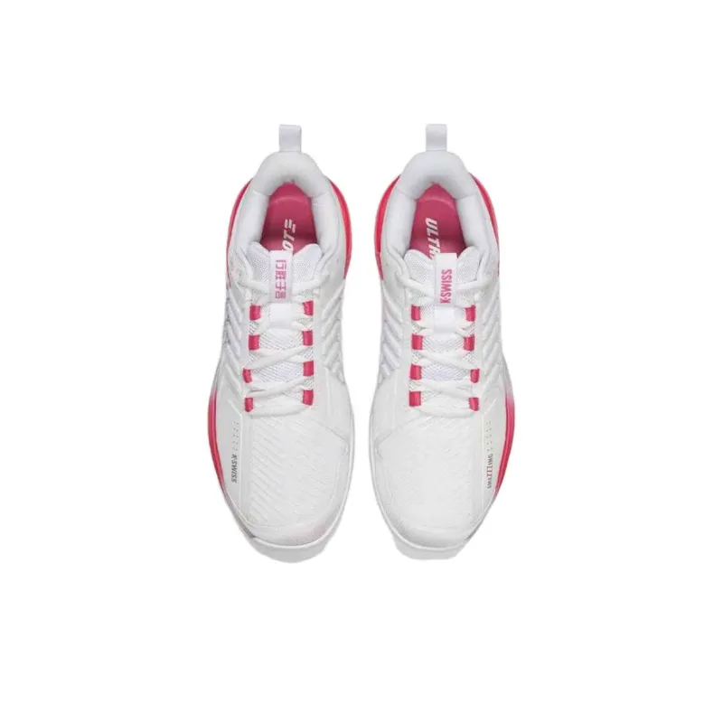 KSWISS Low Top Tennis Shoes Men's White Red-2