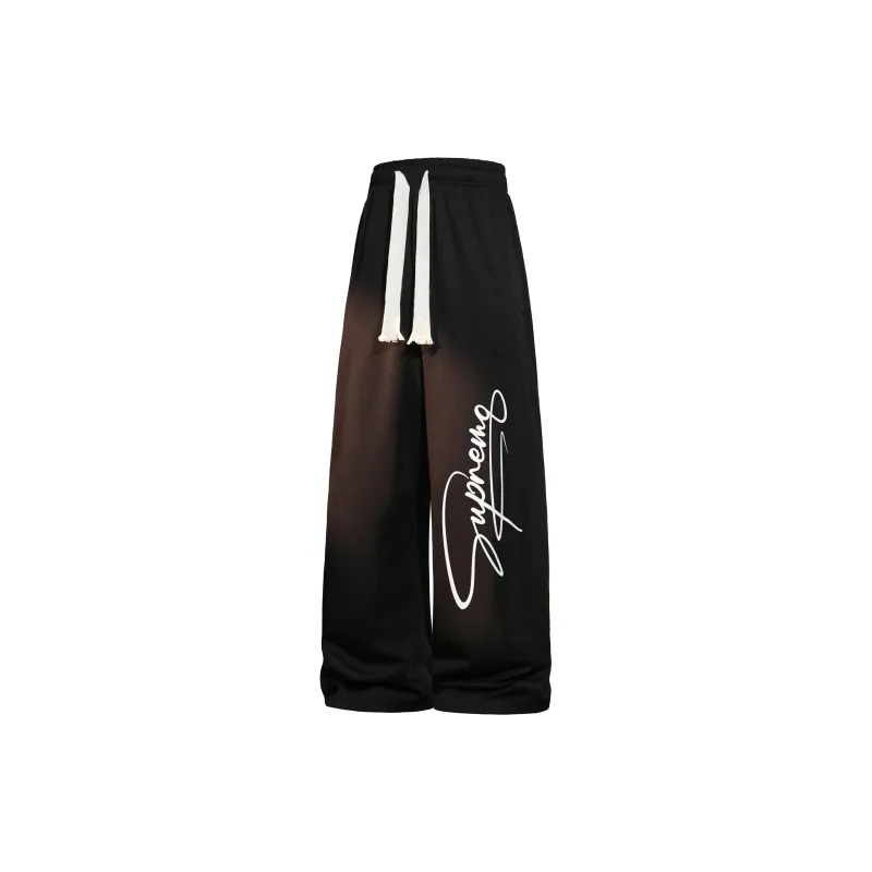 Supremo Cat Knitted Sports Pants Unisex-0