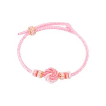 EADDA JEWELRY Ice Silk Cotton Cord Bracelets Unisex