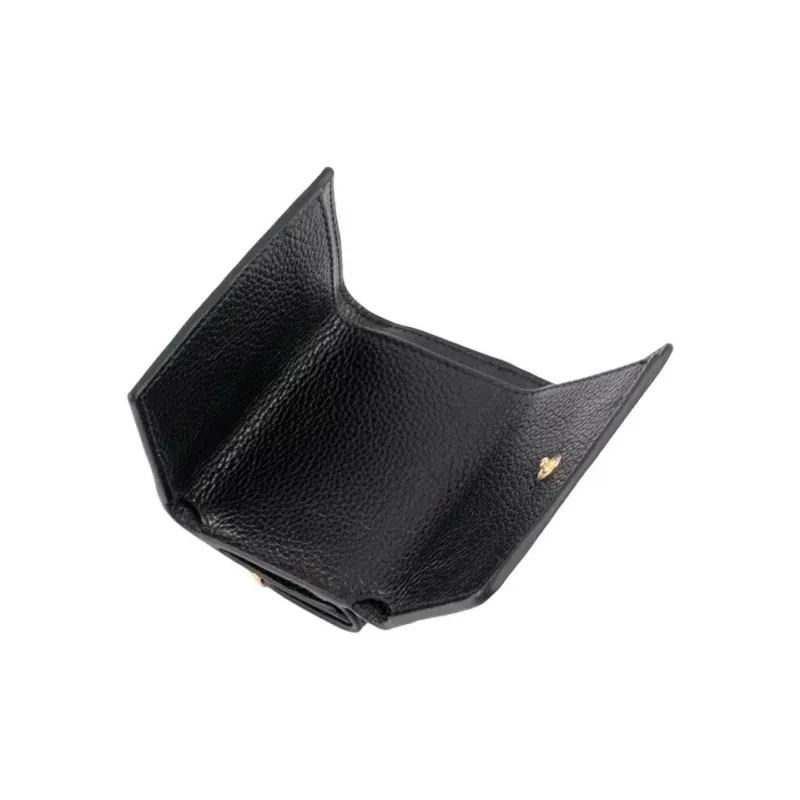 See By Chloe Cow Leather Wallet Unisex Black-3
