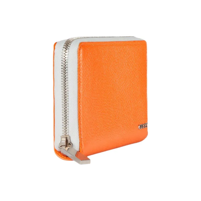 GUCCI Leather Wallet Men's Bright Orange-1