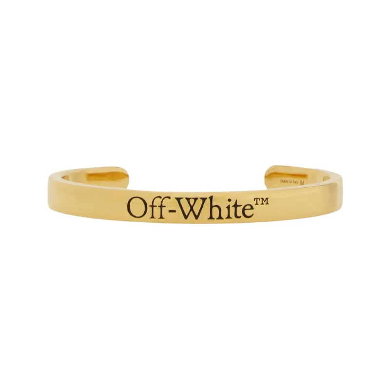 OFF WHITE Logo Engraved Bracelet-0