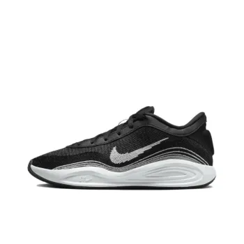 Nike GT Hustle Academy Anti Slip Wear Resistant Low Top Basketball Shoes Unisex Black White