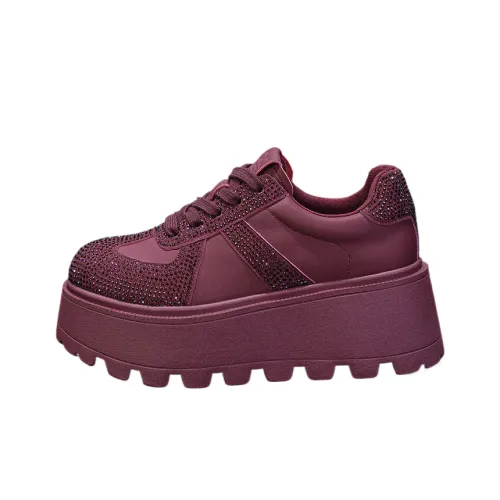 The Mystery Of Glamour Height Increasing Low Top Casual Shoes Women's