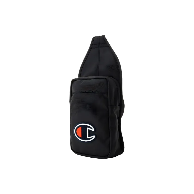 Champion Fabric Crossbody Bag, Shoulder Bag, Sling Bag Regular Unisex Black-1