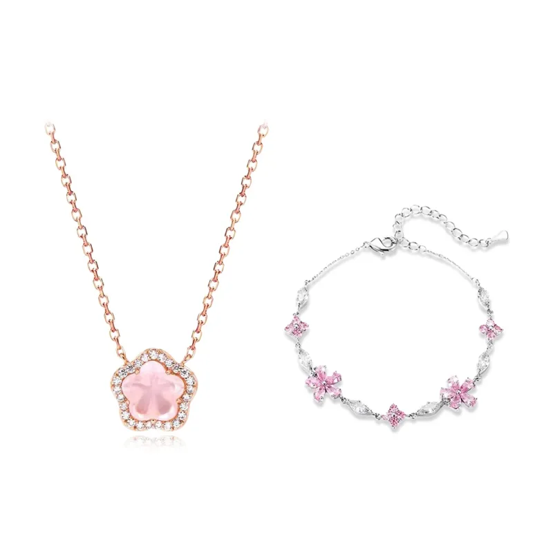 RINGLOVE Zircon Necklaces Women's-0