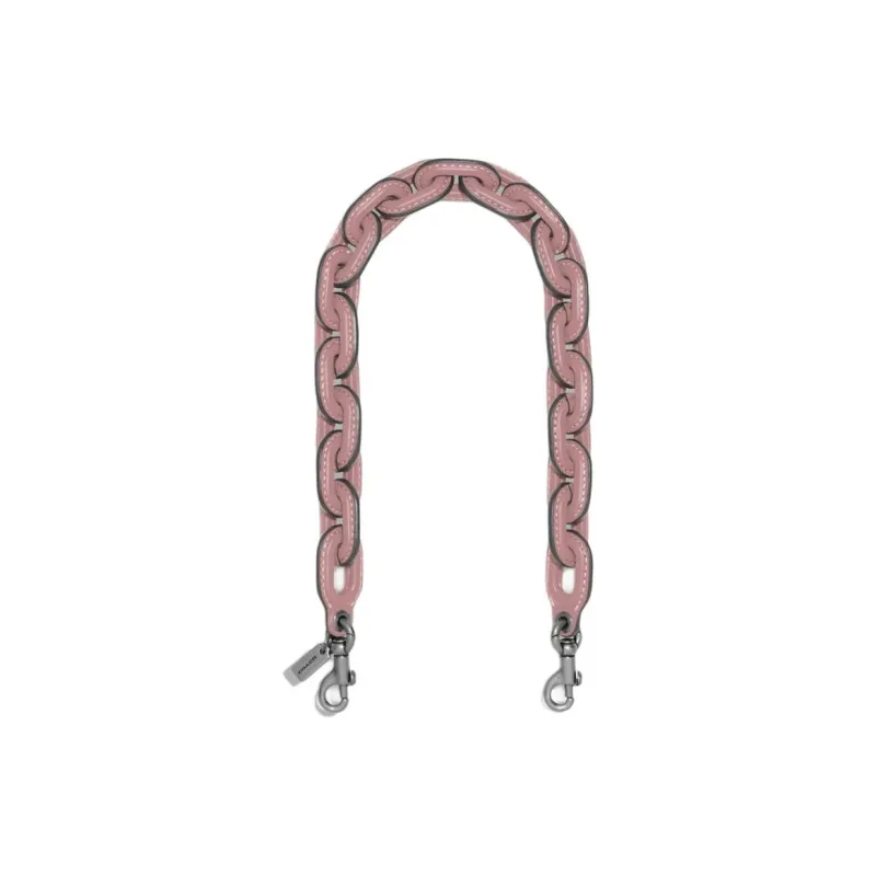 COACH Smooth Leather Bag Accessory Bag Strap Women's Pink-0