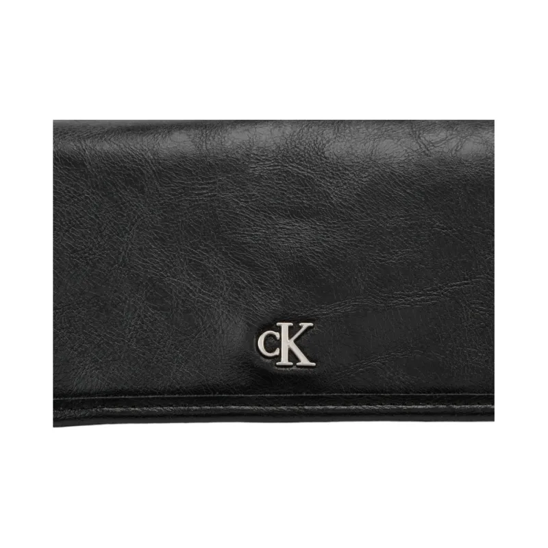 CALVIN KLEIN Synthetic Material Shoulder Bag Medium Size Women's Space Black-4
