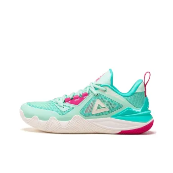PEAK State Pole Waves Cushioning Anti Slip And Wear Resistant Low Top Basketball Shoes Men's Marble Green