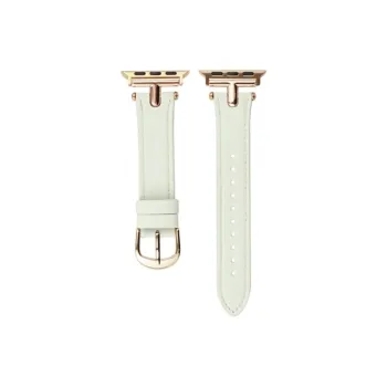 CHRROTA Compatibility Apple IWatch 10/98765SE New T Metal Calfskin Strap Smart Watch Accessories