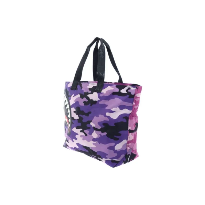 SPRAYGROUND Fabric Tote Bag, Shopping Bag, Handbag Medium Size Unisex Rose Red-3