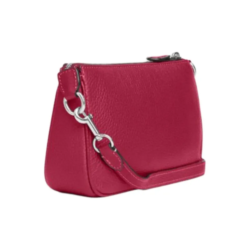 COACH Nolita Litchi Grain Leather Shoulder Bag Trumpets Women's Bright Purple-2