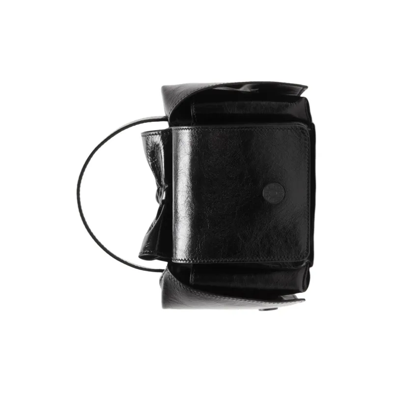 Acne Studios Calfskin One Shoulder Handbag Mini Women's Black-1
