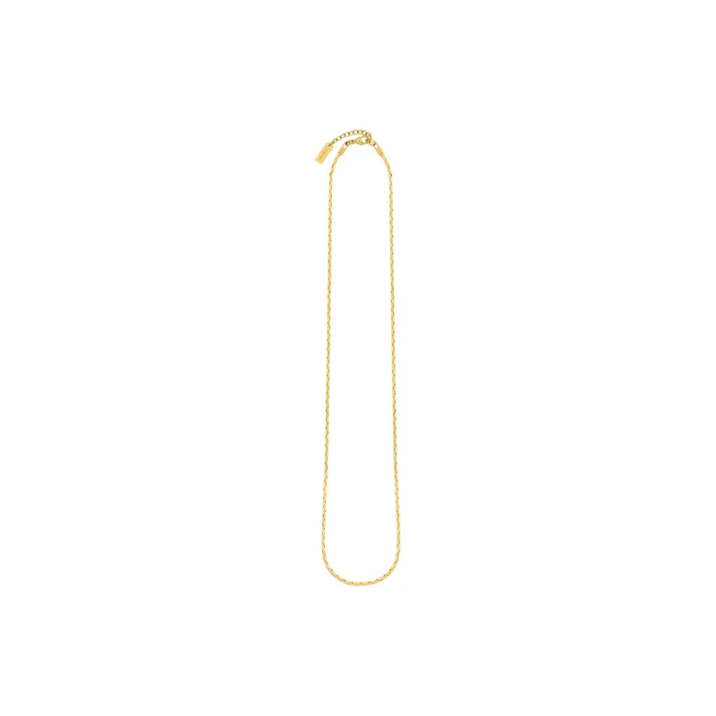 SAINT LAURENT Metal Necklaces Unisex Gold-0