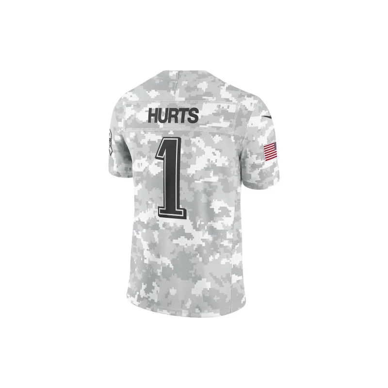 Nike Jalen Hurts Philadelphia Eagles Salute To Service Men's Nike Dri FIT Nfl Limited Jersey-1