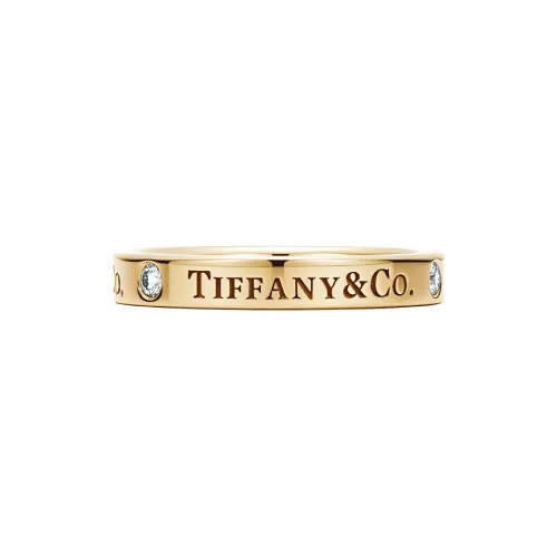 TIFFANY & CO. 18K Gold Rings Unisex Gold