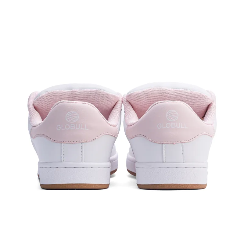 GLO BULL Skateboard Shoes Unisex Low Top White Pink-4