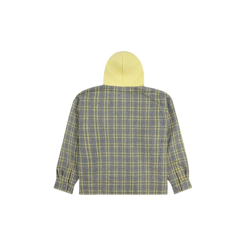 PLEASURES Wolf Hooded Overshirt-1