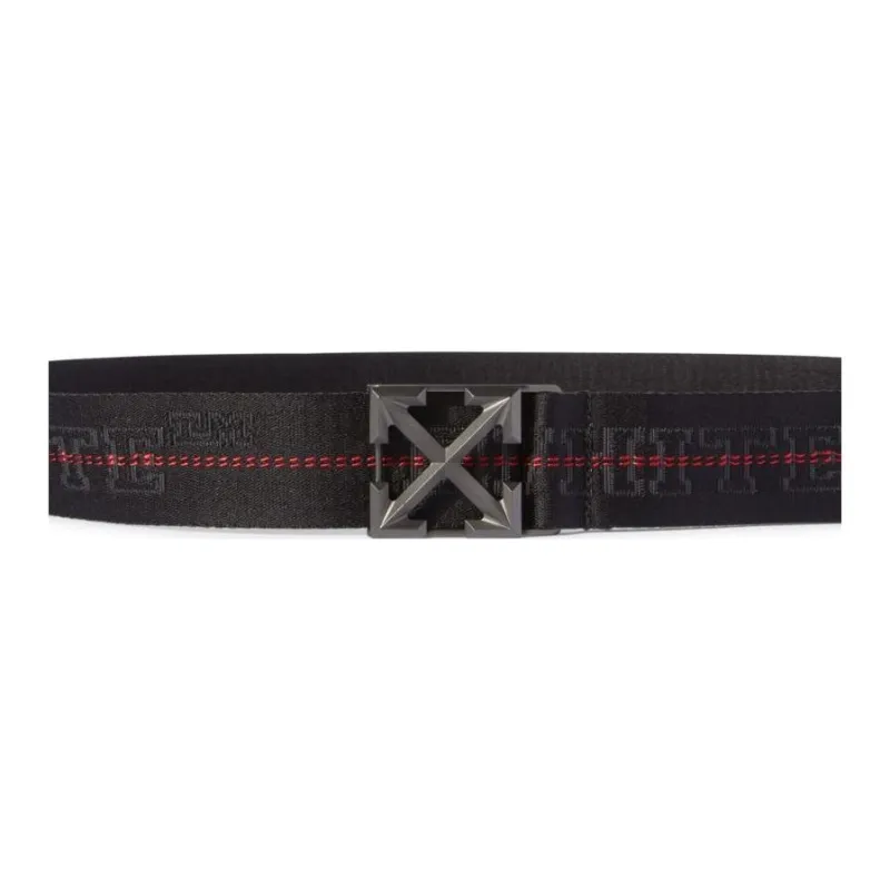 OFF WHITE Arrow Logo Tape Detailed Belt-1
