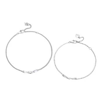 SINO GEM 999 Fine Silver Bracelets Unisex