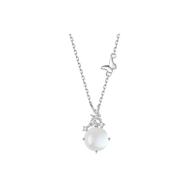 Suddenly Lucky Chalcedony Necklaces Women's-0