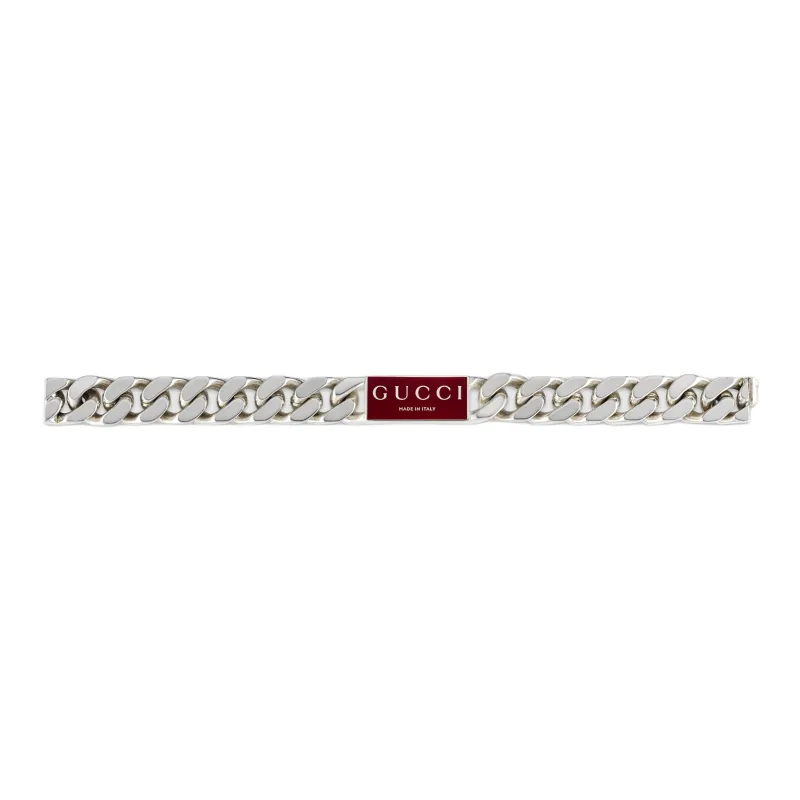 GUCCI 925 Sterling Silver Bracelets Men's Silver-1