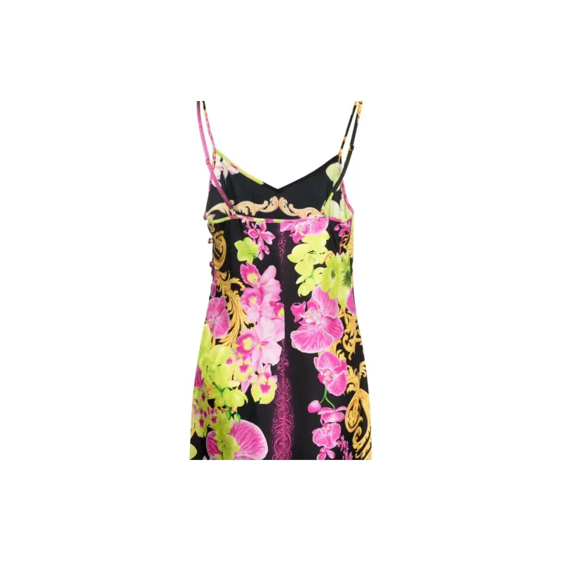 VERSACE Slip Dress Women's Purple-6