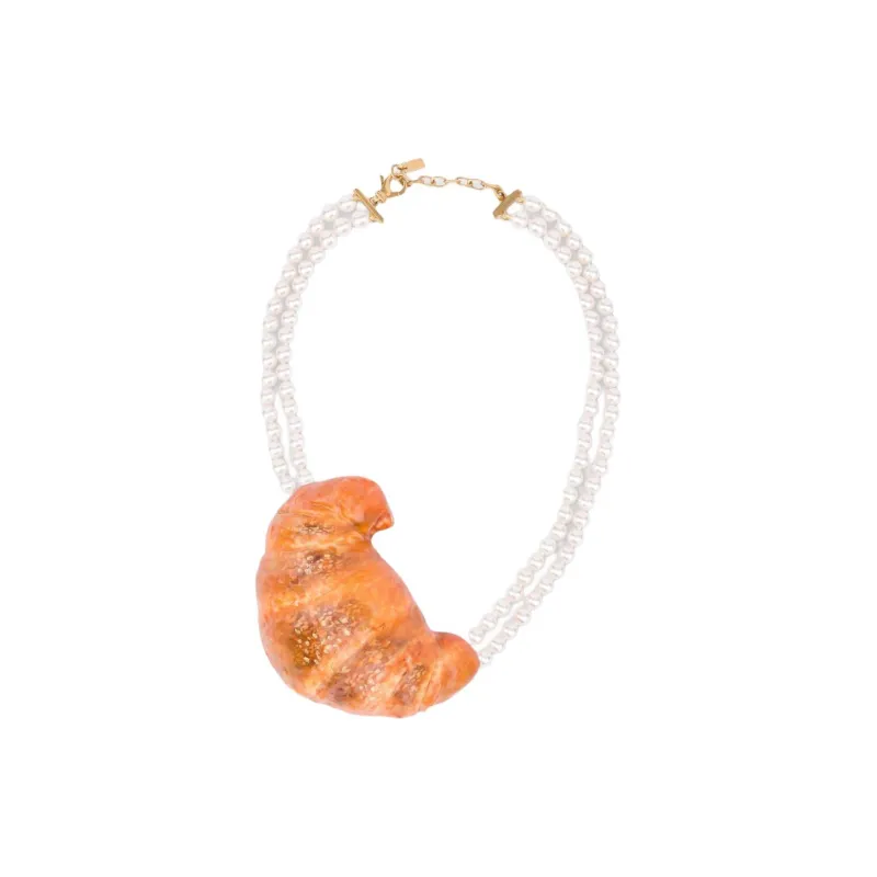 MOSCHINO Croissant-shaped Necklace-1