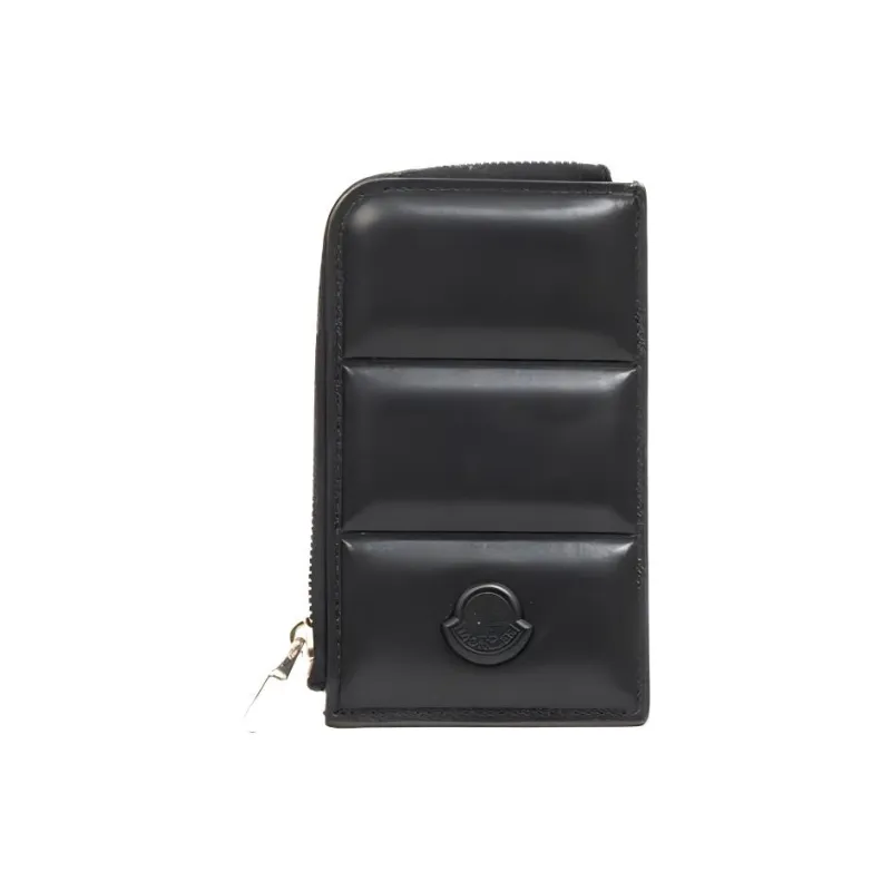 Moncler Cow Leather Wallet Men's Black-1