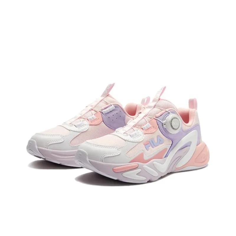 FILA Slip Resistant Low Top Training Shoes Women's Simple Mist Pink-2