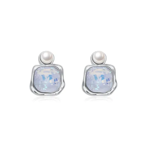 DOWER&HALL S925 Silver Stud Earrings Women's