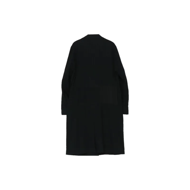 Yohji Yamamoto Trench Coat Unisex Black-1