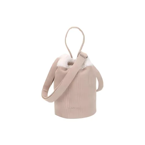 KANGOL Cotton Bucket Bags Shoulder Bag Crossbody Bag Handbag Medium Size Unisex Pink