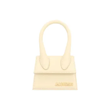 Jacquemus Le Chiquito Cow Leather Shoulder Bag, Crossbody Bag, Handbag Women's Ivory White