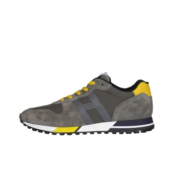 HOGAN H383 Low Top Casual Shoes Men's Gray