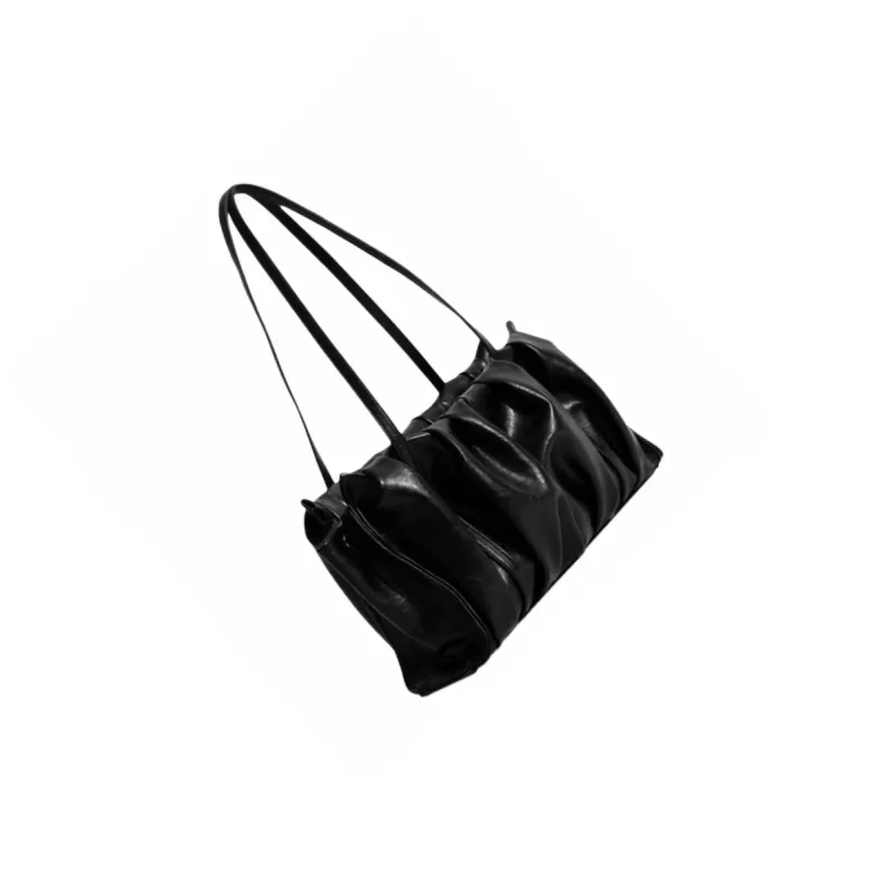ALICE MARTHA Pure Vegan Leather Handbag Shoulder Bag Regular Women's Black-2