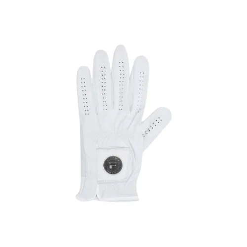 FILA Sheepskin Gloves Unisex White