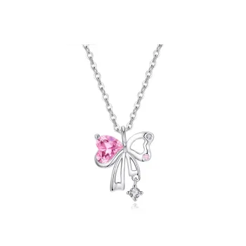 CHIEMOT S925 Silver Collarbone Chain Women's
