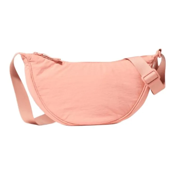 UNIQLO Nylon Dumpling Bag Shoulder Bag Crossbody Bag Mini Unisex Pink-0