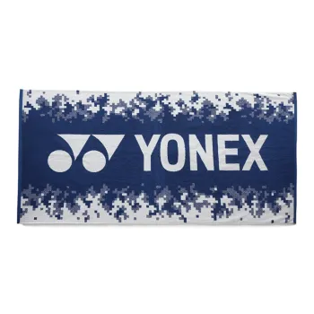 YONEX Sports Towel Fitness Sweat-Absorbing Moisture-Wicking Navy Blue Orange 34*82cm