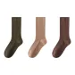 Fall Winter Thickened Wool Solid Color Socks Combination ① (Jasper+Khaki+Coffee)