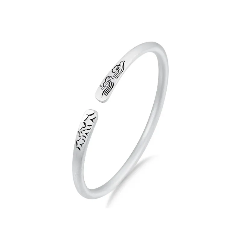 KING SIZE JEWELRY 999 Fine Silver Bangles Women's-5
