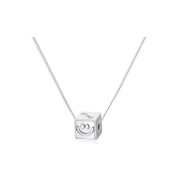 OUBI.YABI 925 Sterling Silver With White Gold Plating Zircon Shell Necklaces Women's