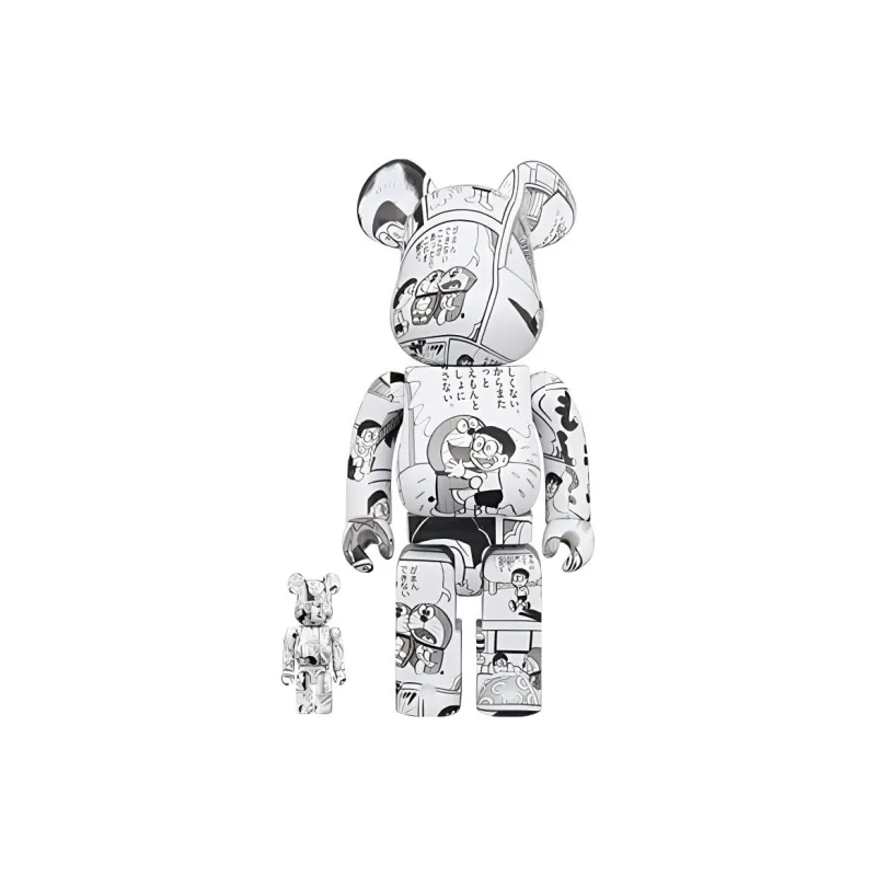 BE@RBRICK Doraemon Ver Doll 100％+400％ Unisex-0