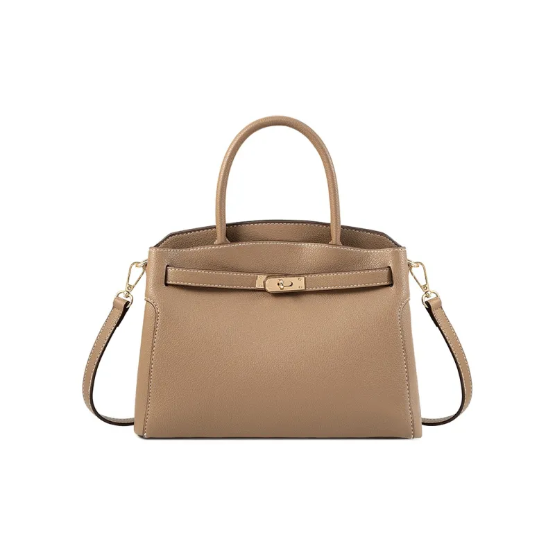 Vigno Synthetic Leather Shoulder Bag Crossbody Bag Handbag Regular Women's Khaki/Brown/Red/Black-1